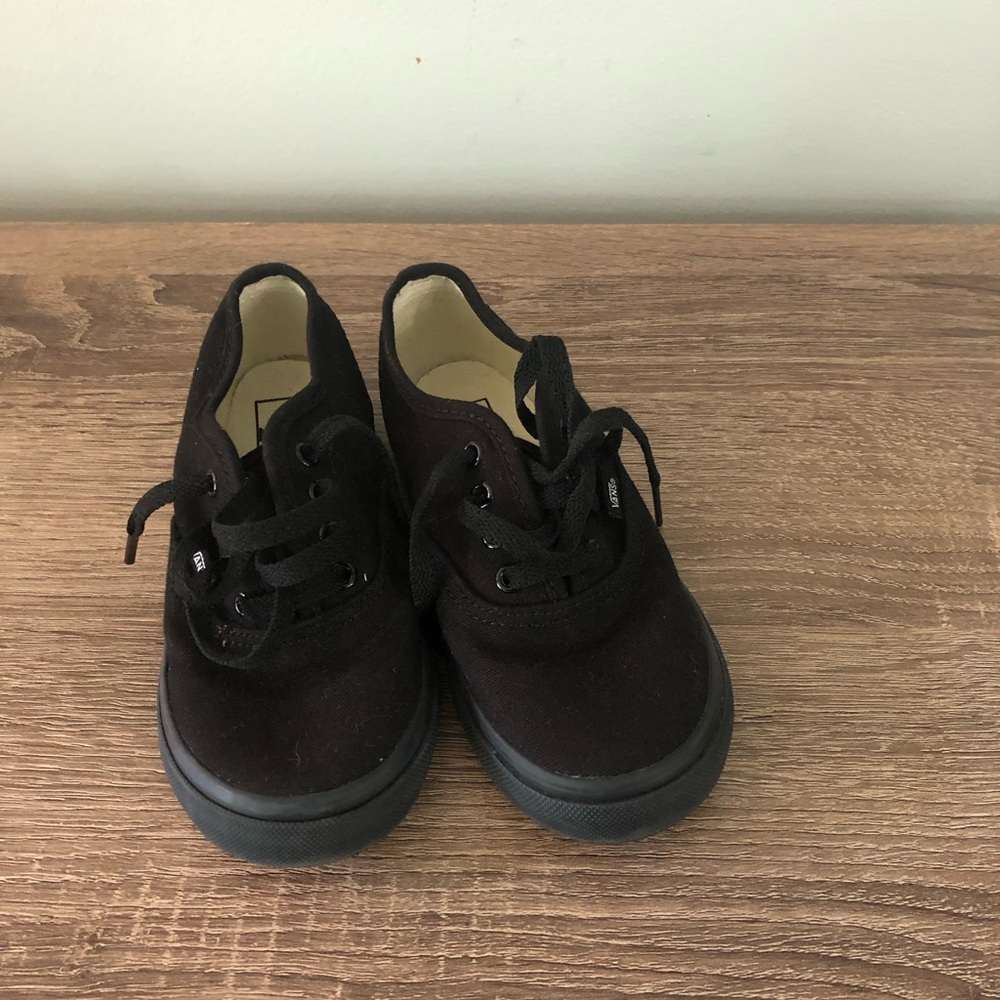 Like New all black vans